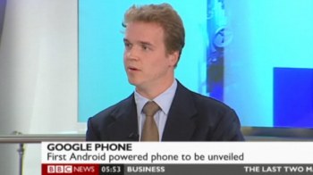 PMN's Marek Pawlowski covering Android for BBC News