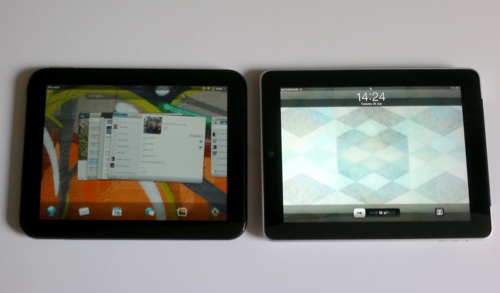 HP TouchPad versus iPad 1