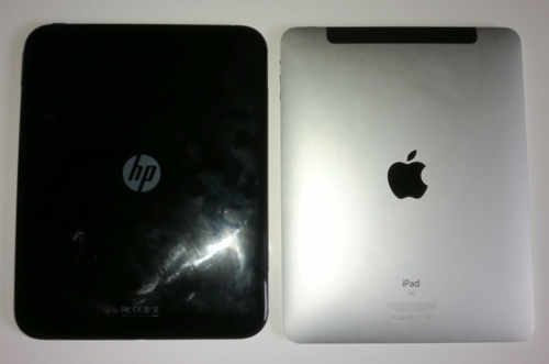 HP TouchPad versus iPad 1