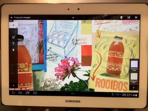Adobe Collage on Samsung Galaxy Note 10.1