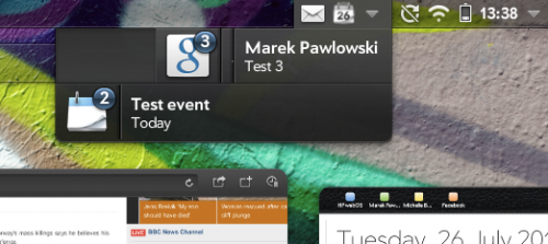 WebOS - clearing all notifications with a single swipe