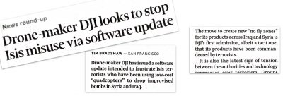 Drones: product or service?