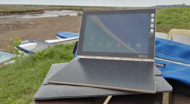 Lenovo Yoga Book in the field