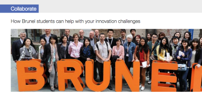 Challenge a Brunel student for a new design perspective